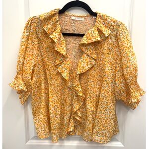 DOEN-Henry Top (Clementine Daisy) size Small